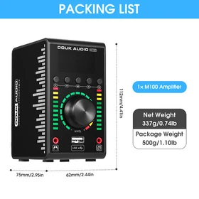 HIFI Bluetooth Power Amplifier USB DAC COAX/OPT Digital Audio Amp 24Bit/192KHz