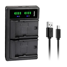 Kastar Battery LTD2 USB Charger for URC HS-R100 MXHP-R500 MXHP-R700 BTBL73386