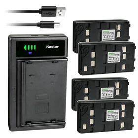 Kastar LED Charger Battery for Sony CCD-F350 CCD-F350E CCD-F355E CCD-F36 CCD-F50