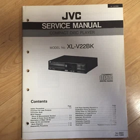 Original JVC Service Manual for XL V Z CD Players Compact Disc ~ Select One