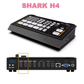 AVMATRIX 4-Channel SDI/HDMI Streaming Video Switcher SHARK H4/S4 H4/S4 Plus With