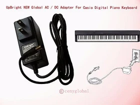 Worldwide AC Adapter For Casio Privia Digital Piano Keyboard Series Power Supply