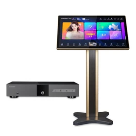 InAndOn V5MAX 4K 21.5" Touchscreen Home Karaoke Machine System for Adults