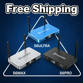 2026 SuperBox S6 Ultra/S6 Pro/S6 Max 4K TV Box | Free Same-Day Shipping-NEW