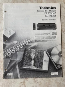 TECHNICS OPERATING INSTRUCTIONS - ALL ORIGINAL