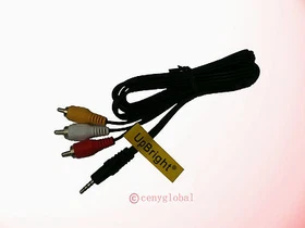 Audio Video AV A/V TV Cable Cord For Toshiba Portable DVD Player 7" 8"&9" Series