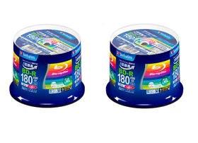 Verbatim Blu-ray Disc 50 Spindles Printable 25GB BD-R 1-6x Speed ​​(1-3 Sets)