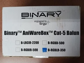 Binary AniwareBox Cat 5 Balun - B-RGBLR-350, B-RGBD-500, B-RGBIR-500