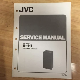 Original JVC Service Manual for Speaker Systems S SK SP Models ~ Select One