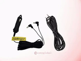 AV Audio Cable + Car Charger Adapter for Philips Portable Dual Screen DVD Player