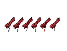 6x speaker home theater sound red black wire cord cable for Sony home cinema