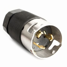 HUBBELL CS8364L CS8365L 50A 3 PHASE 250VAC 3P 4W  TWIST LOCK CONNECTOR TOP HALF
