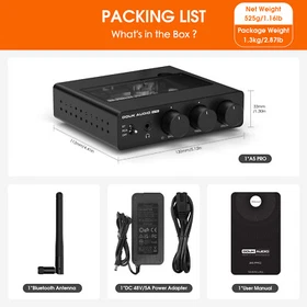 Douk Audio A5PRO HIFI TPA3255 Bluetooth Digital Amplifier 