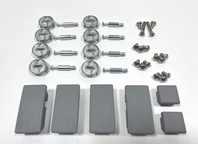 Assembly Hardware for Pioneer JA-R1A JA-R2S Racks: Screws, End Caps Round Clamps