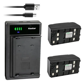 Kastar Battery USB Charger for JVC GR-AX900U GRAX90U GR-AX910 GR-AX910U GR-AX920