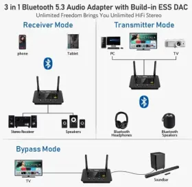B03XX 1MII Bluetooth Wireless Audio Adapter Audiophile Dac #2