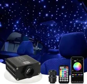 QJ-L016 AMKI Updated Rgbw Fiber Optic Light Twinkle Sound