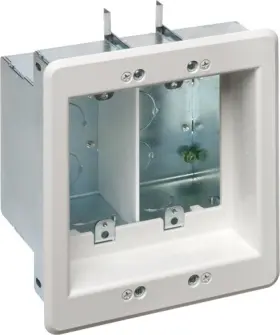 TVBS505 ARLINGTON Recessed Recess Steel Tv Box Outlet Wall