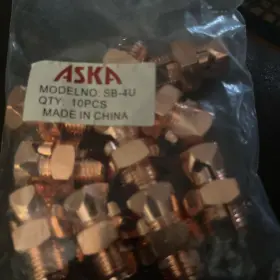 SB-4U ASKA Bag Copper Split Bolt Grounding Clamp