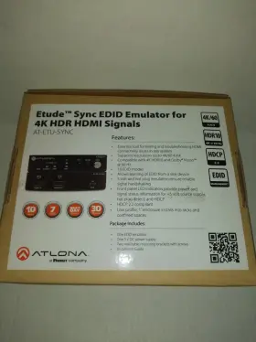 At-etu-sync ATLONA Box Edid Emulator Hdr Hdmi Signals #2