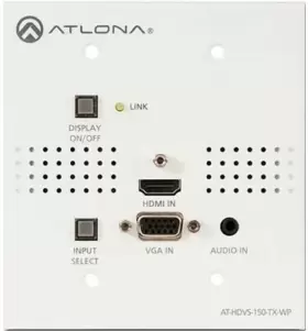 AT-HDVS-150-TX-WP ATLONA Hdmi Vga Hdbaset Wall Plate Switcher