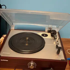 AU-RP-BT-100-WD AUDIOLOGY Turntable Record Player Dust Cover
