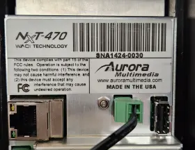 NXT-470 AURORA Multimedia Waci Touch Panel Control Interface #3