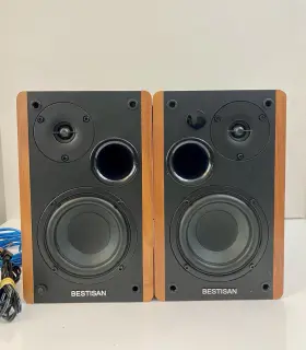 SR01 BESTISAN Bookshelf Speakers Stereo Bluetooth