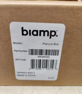 909.0005.900 BIAMP Plenum Box Mounting Enclosure Devices