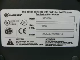 LMC001A BLACK BOX Media Converter #3