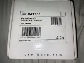 CC-16 BOSE Controlspace Zone Controller