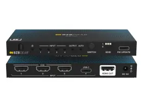 BG-8K-HCS41 BZBGEAR Uhd Hdmi Usb Switcher Vrr Allm Qms Qft