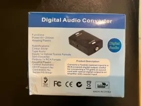 40119 CABLE TO GO Digital Audio Converter Toslink Optical Rca #3