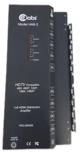 HA8-3 CE LABS Hdmi Distribution Amplifier Amp