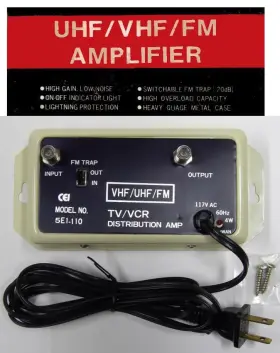 5E1-110 FM Vhf Uhf Distribution Amplifier Trap