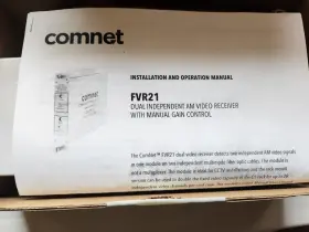 FVR21 COMNET Dual Channel Bnc Video Fiber Receiver #3
