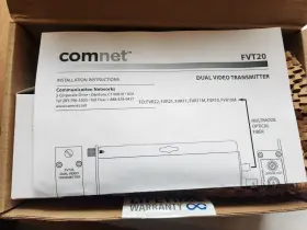 FVT20 COMNET Dual Channel Bnc Video Fiber Transmitter #3