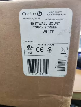 CT-TSWM10-E-W CONTROL 4 Wall Mount Touch Screen