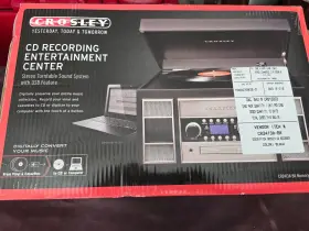 CR2413A-BK CROSLEY Memory Master Cd Recording Entertainment