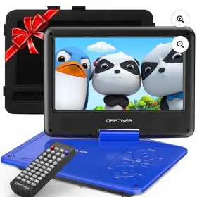 X002MG6QR7 DBPOWER Swivel Dvd Player