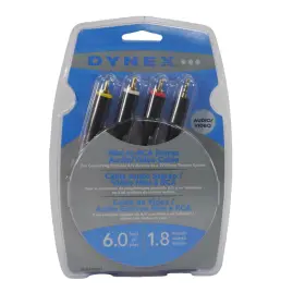 DX-DA100271 DYNEX Audio Video Cable Mini Rca Stereo