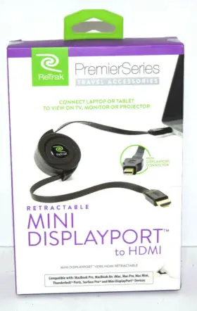 O-176693 RETRAK Standard Hdmi Mini Display Port Cable