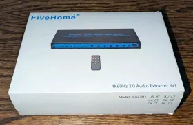 HDSW0017M1 HDMI Port Hdr Audio Extractor Remote Power Cord