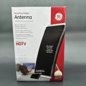 CABU4 GE Flat Panel Amplified Hdtv Tv Antenna Signal Enhancer