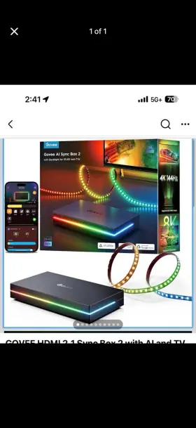 SYAC250722000519 GOVEE Sync Box Hdmi Led Backlight Tvs