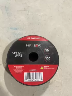 AS-SW16-100 HELIOS Gauge Speaker Wire Meters