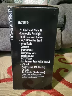 SW-3533 HOME ACCENTS Tv Lantern Radio #3