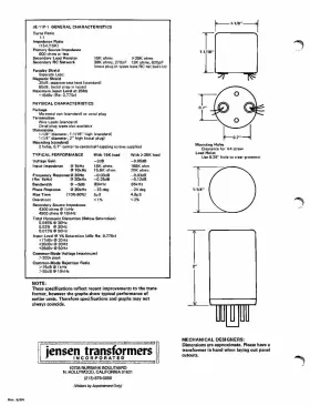 246-0103 JENSEN Signal Processors Rack Effects #3