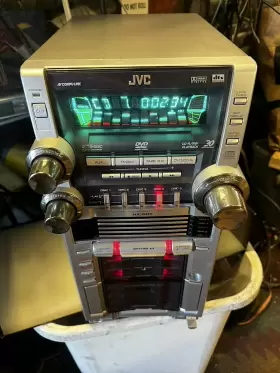 HX-GD8 JVC Disc Shelf Sound Dvd Casette Watts