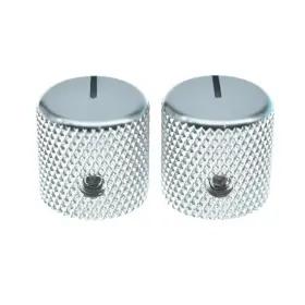 K1817-SILVER KAISH Set Flat Top Guitar Bass Knobs Volume Tone #3